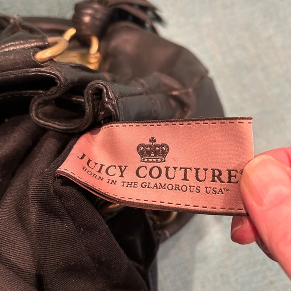 Vintage Juicy Couture Leather Shoulder Bag - Picture 11 of 11